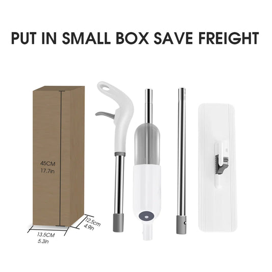 Lazy 360 Rotating Sweeper Cleaning Microfiber Magic Water Spray Flat Mop