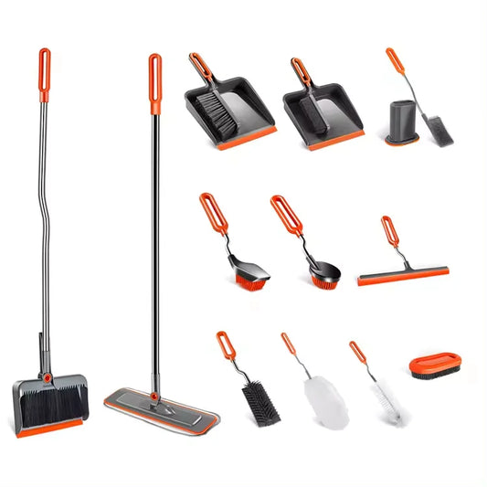 Mini Bent Look Series Dust Elimination Duster Stainless Steel Microfiber Home Use Small Duster