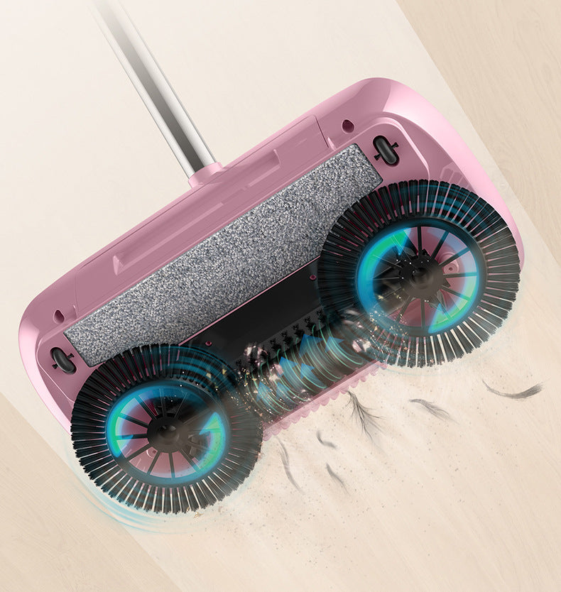 Factory direct sales, hand-push sweeper, housework cleaning, household two-in-one sweeper, lazy broom, one piece is sent on behalf of others.