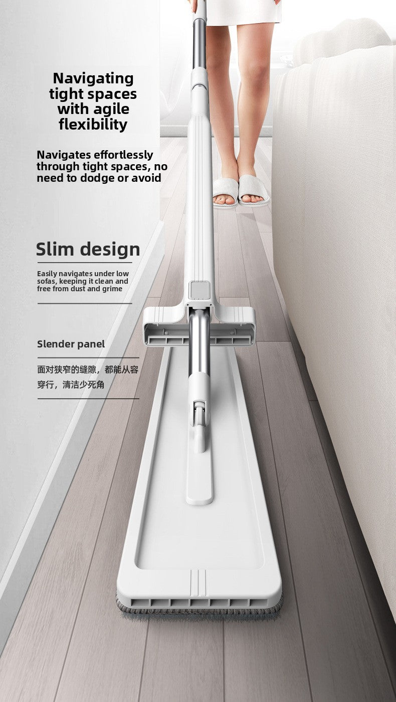 Wholesale free hand wash large flat mop household floor mop rotating mop dual purpose lazy mop floor mopping artifact