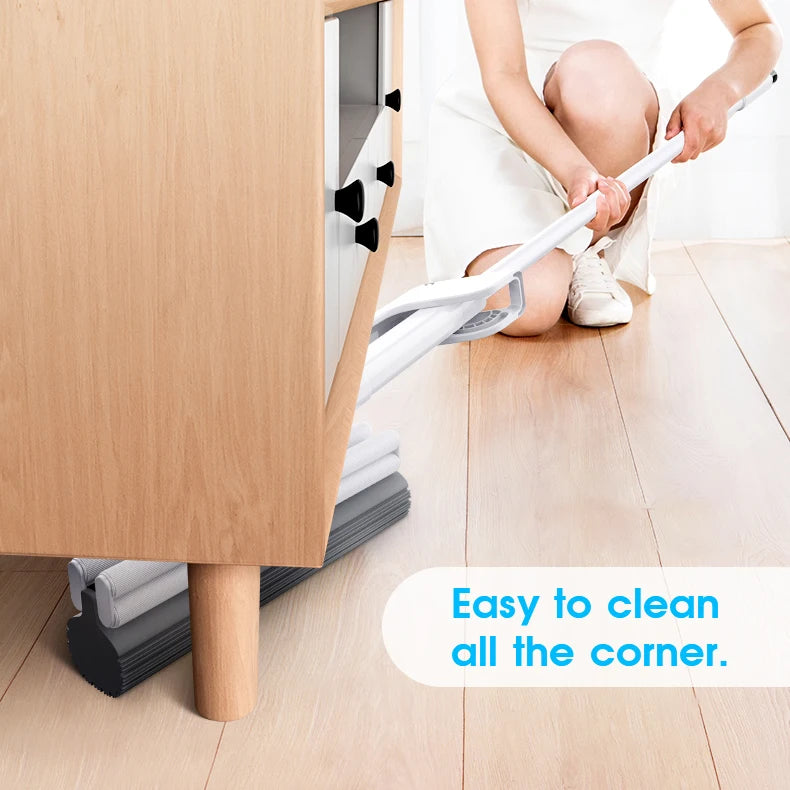 Steel Stick PVA Floor Mop Absorbent Sponge Squeeze Mop Cleaning Tool Home Bathroom Kitchen Clean Dust Mop