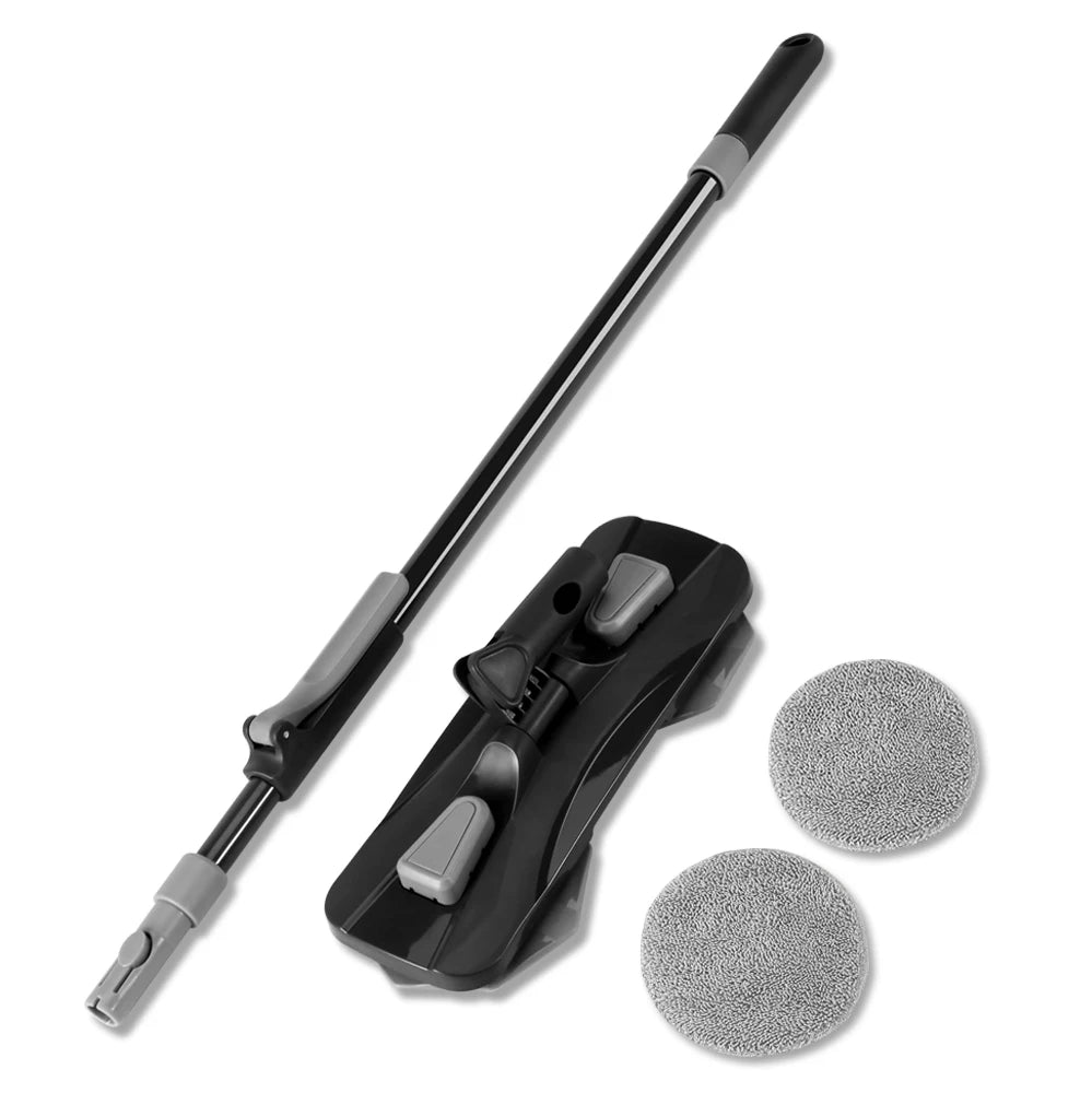 Wet or Dry Household Cleaning 360 Magic Flat Floor Dust Mop With Adjustable Iron Handle Microfiber Mop Pads