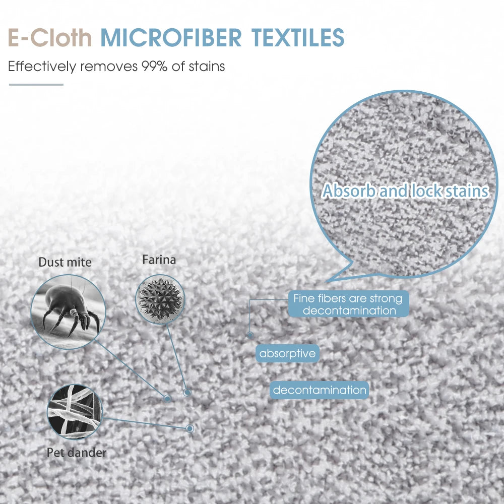 Microfiber  Floor Cleaning Flat Magic Mop System for Iron Handle