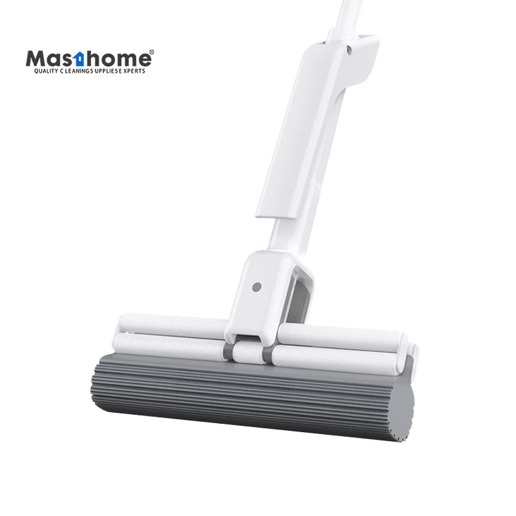 Steel Stick PVA Floor Mop Absorbent Sponge Squeeze Mop Cleaning Tool Home Bathroom Kitchen Clean Dust Mop