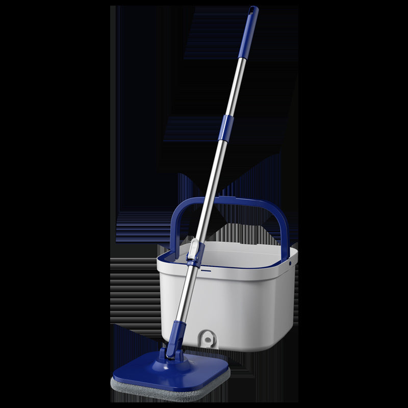 Wet and dry dual-purpose rotary mopping mop No hand washing Household mop bucket Drying mopping Automatic dehydration Lazy mop