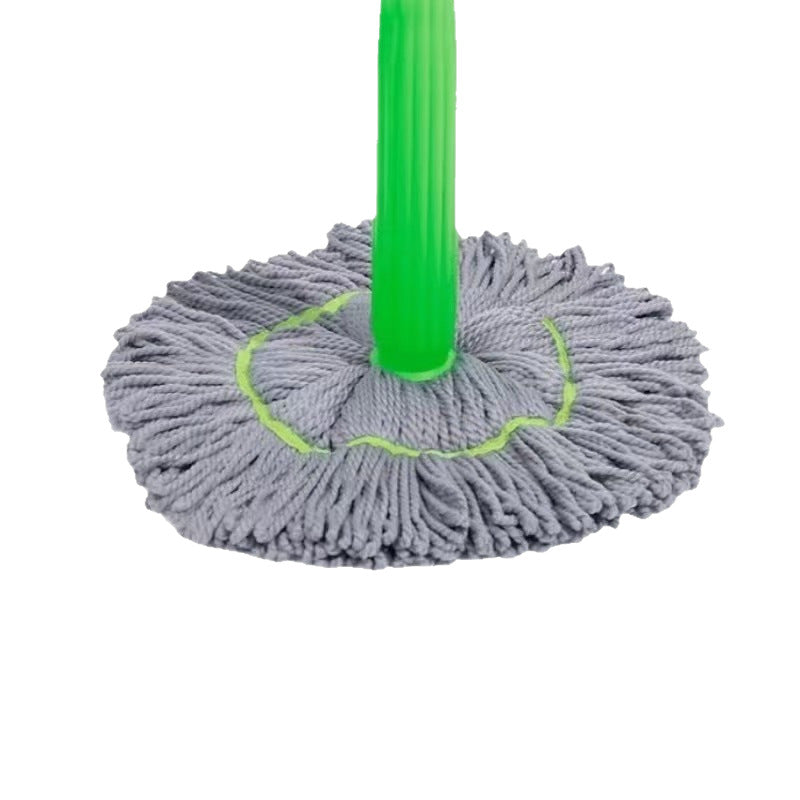 New hand-washing self-screwing rotary mop household second water squeeze large water absorption decontamination dry and wet dual-purpose rotary mop