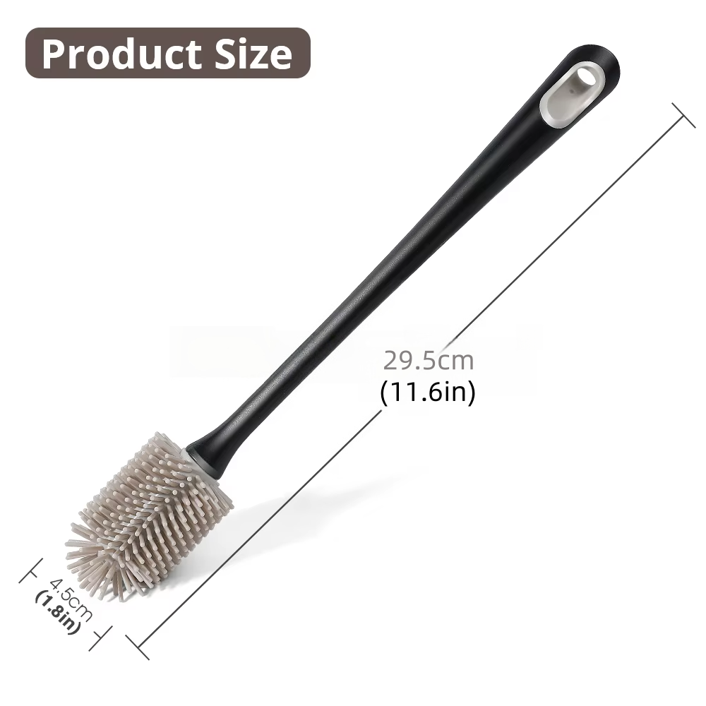 Soft and Durable TPR Silicone Water Bottles Cleaning Brushes Cup Mug Baby Bottle Cleaning Brush