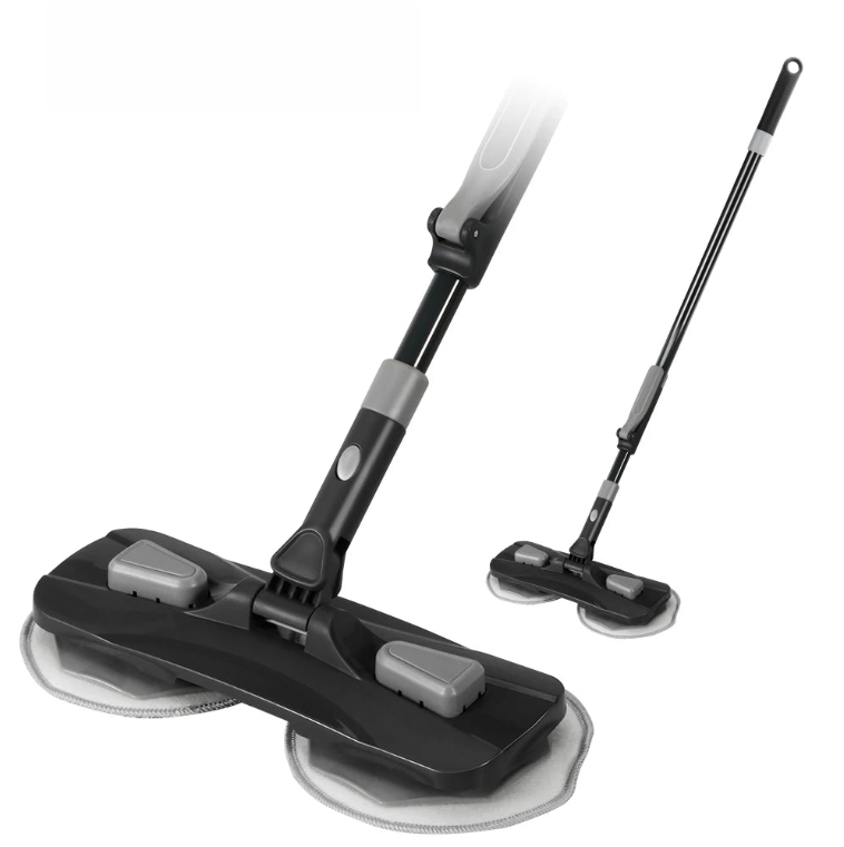 Wet or Dry Household Cleaning 360 Magic Flat Floor Dust Mop With Adjustable Iron Handle Microfiber Mop Pads