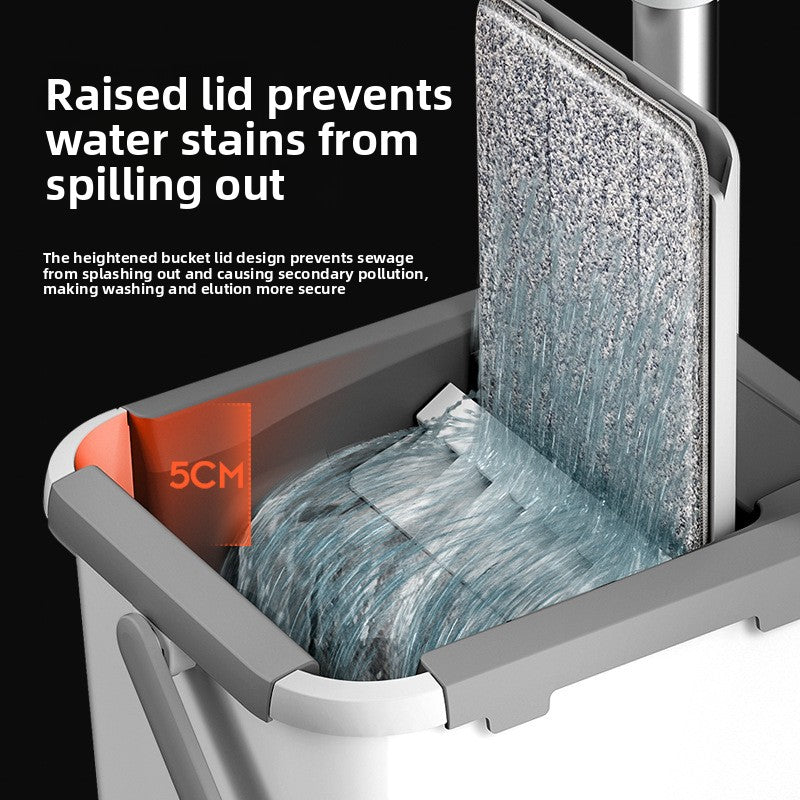 Wholesale Free Hand Wash Flat Mop New Large Household Wood Floor Tile Floor Mop Lazy Cleaning Artifact