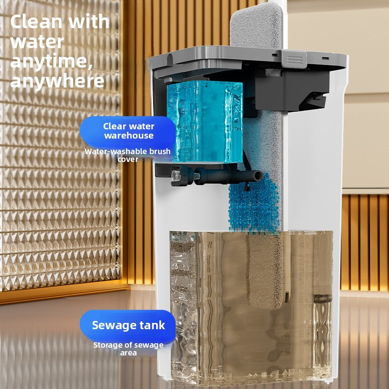 The new clean pollution separation MOP mop is free of hand washing, flat plate lazy household mop is easy to use, absorbent mop, tow