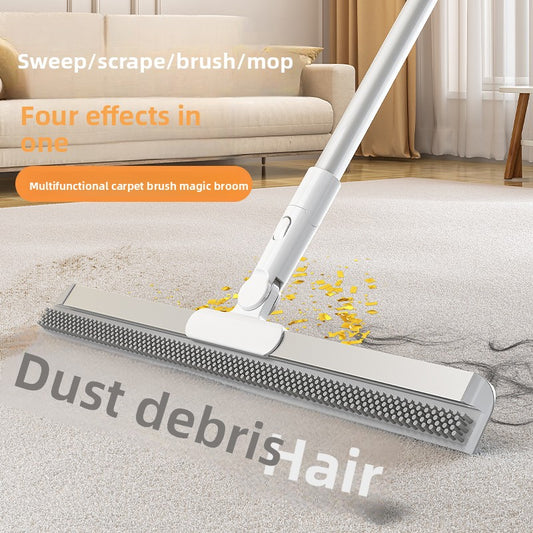 Multi-purpose magic silicone broom household lazy sweeping broom bathroom floor adjustable wiper